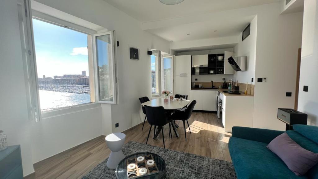 Face Au Vieux Port Vue 180 De Notre Dame Au Panier Apartment มาร์กเซย ภายนอก รูปภาพ