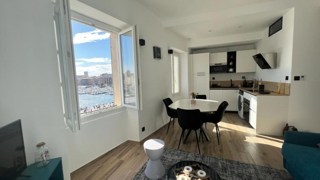 Face Au Vieux Port Vue 180 De Notre Dame Au Panier Apartment มาร์กเซย ภายนอก รูปภาพ